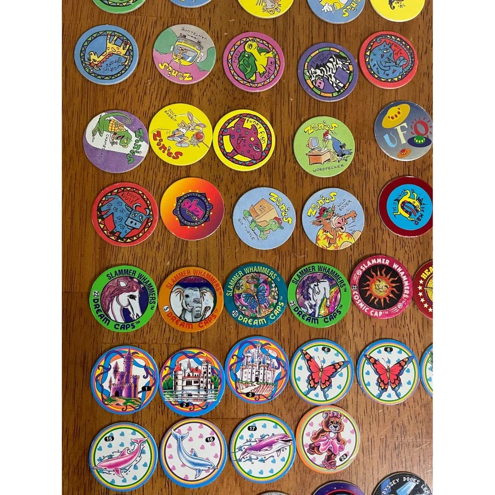 Whammer Slammer POGs Lot of 83 Vintage